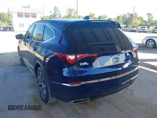 2024 Acura MDX w/Technology Package with VIN 5J8YD9H4XRL001382, listed as a IAAI auction lot 41657133 with 20,037 mi miles. Bid and sale history available at carsss.com. Image 3.