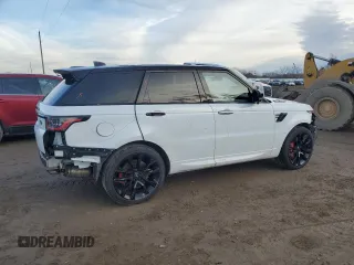 2021 Land Rover Range Rover Sport HST with VIN SALWS2RU8MA752267, listed as a Copart auction lot 80863714 with 35,907 mi miles and Salvage Title. Bid and sale history available at carsss.com. Image 3.