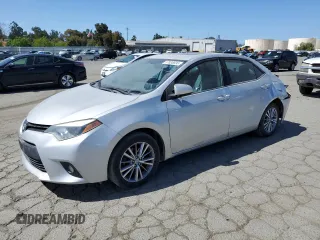 2014 Toyota Corolla L with VIN 5YFBURHE7EP112986, listed as a Copart auction lot 57836835 with 85,871 mi miles and Salvage title. Bid and sale history available at DreamBid. Image 1.