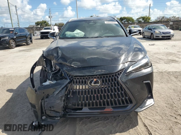 2023 Lexus NX with VIN 2T2GGCEZ9PC020598, listed as a Copart auction lot 44828055 with 11,732 mi miles and Salvage Title. Bid and sale history available at carsss.com. Image 5.