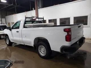 2021 Chevrolet Silverado 1500 Work Truck with VIN 3GCNWAEH4MG100743, listed as a Copart auction lot 42198115 with 98,462 mi miles and Clean Title. Bid and sale history available at carsss.com. Image 2.