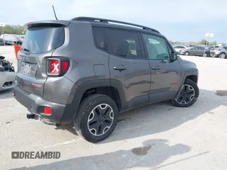 2017 Jeep Renegade Deserthawk with VIN ZACCJBCB2HPF51653, listed as a IAAI auction lot 41994419 with 115,444 mi miles and . Bid and sale history available at DreamBid. Image 4.