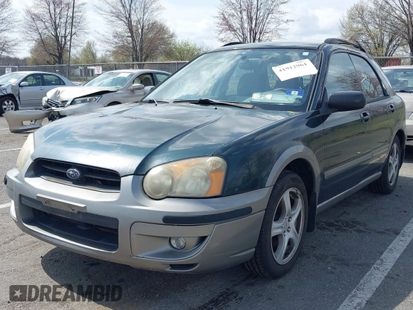 2004 Subaru Impreza Outback Special Sports with VIN JF1GG685X4H819320, listed as a IAAI auction lot 41912961 with 109,537 mi miles and . Bid and sale history available at DreamBid. Image 2.
