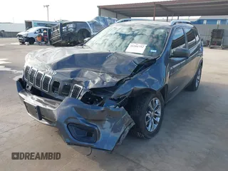 2020 Jeep Cherokee Latitude Plus with VIN 1C4PJLLB5LD639711, listed as a IAAI auction lot 41261752 with 35,609 mi miles. Bid and sale history available at carsss.com. Image 6.