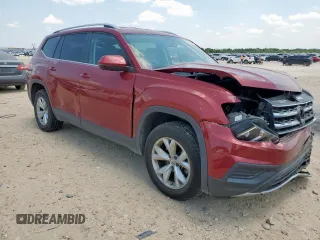 2018 Volkswagen Atlas S with VIN 1V2AP2CA9JC599351, listed as a Copart auction lot 58223485 with 69,527 mi miles and Salvage title. Bid and sale history available at DreamBid. Image 4.