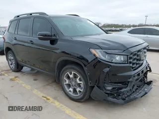 2023 Honda Passport TrailSport with VIN 5FNYF8H67PB006933, listed as a IAAI auction lot 41597859 with 34,145 mi miles and . Bid and sale history available at carsss.com. Image 1.