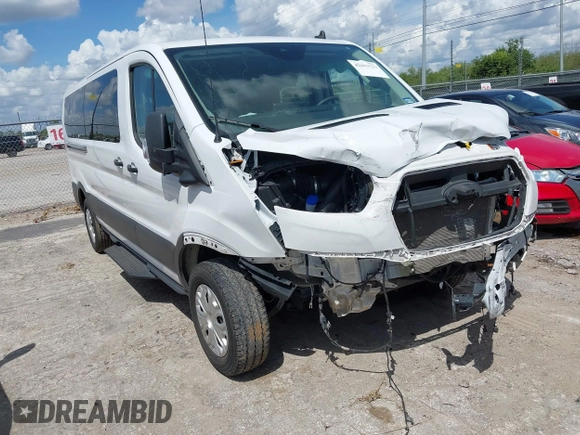 2023 Ford Transit Passenger XL z VIN 1FBAX2Y8XPKA68850, wystawiony jako IAAI lot #42603923 z przebiegiem 37 840 mil mil oraz . Historia ofert i sprzedaży dostępna na DreamBid. Obrazek 1.