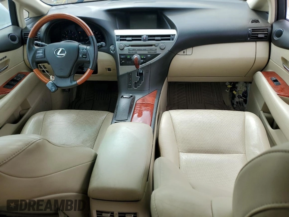 2010 Lexus RX 350 with VIN 2T2BK1BA2AC026228, listed as a Copart auction lot 61838915 with 125,830 mi miles and Salvage title. Bid and sale history available at DreamBid. Image 8.