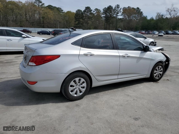 2016 Hyundai Accent SE with VIN KMHCT4AE8GU983076, listed as a Copart auction lot 50184595 with 90,658 mi miles and Salvage Title. Bid and sale history available at carsss.com. Image 3.