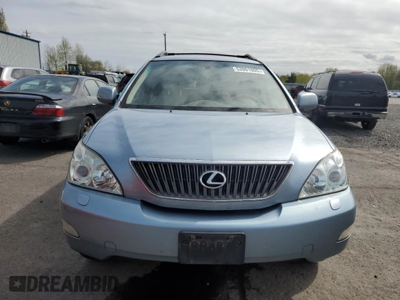 2007 Lexus RX 350 with VIN JTJHK31U972023031, listed as a Copart auction lot 53001805 with 163,189 mi miles and Clean Title. Bid and sale history available at carsss.com. Image 5.