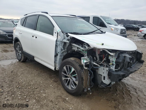 2016 Toyota RAV4 Hybrid XLE with VIN JTMRJREV3GD016371, listed as a Copart auction lot 43482435 with 133,524 mi miles and Salvage Title. Bid and sale history available at carsss.com. Image 4.