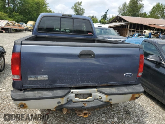 2005 Ford F-250 XL with VIN 1FTSX21P95EC04477, listed as a Copart auction lot 60419475 with Not provided miles and Salvage title. Bid and sale history available at DreamBid. Image 6.
