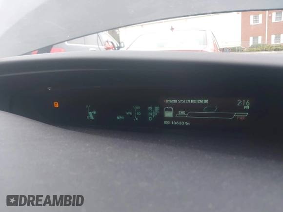 2011 Toyota Prius I with VIN JTDKN3DU2B1385471, listed as a IAAI auction lot 42017682 with 136,304 mi miles. Bid and sale history available at carsss.com. Image 7.