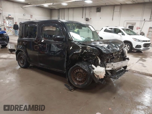 2009 Nissan Cube 1.8 SL with VIN JN8AZ28R59T118635, listed as a IAAI auction lot 40705684 with 188,365 mi miles. Bid and sale history available at carsss.com. Image 1.