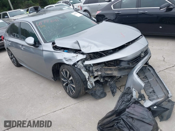 2023 Honda Civic EX with VIN 2HGFE1F77PH321210, listed as a IAAI auction lot 42379950 with Not provided miles and . Bid and sale history available at DreamBid. Image 1.