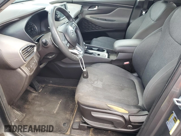 2019 Hyundai Santa Fe SE with VIN 5NMS23ADXKH070632, listed as a Copart auction lot 55621455 with 185,663 mi miles and Clean Title. Bid and sale history available at carsss.com. Image 7.