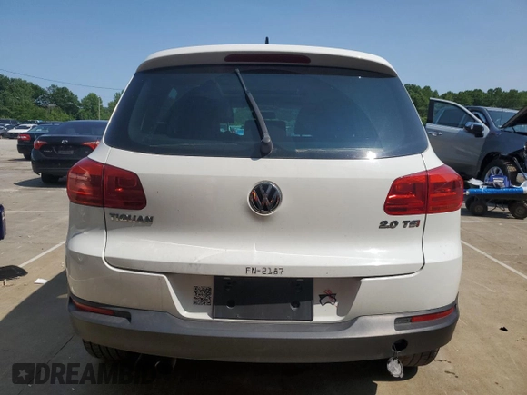 2015 Volkswagen Tiguan SEL with VIN WVGAV7AX3FW514081, listed as a Copart auction lot 59206245 with 121,166 mi miles and Salvage title. Bid and sale history available at DreamBid. Image 6.