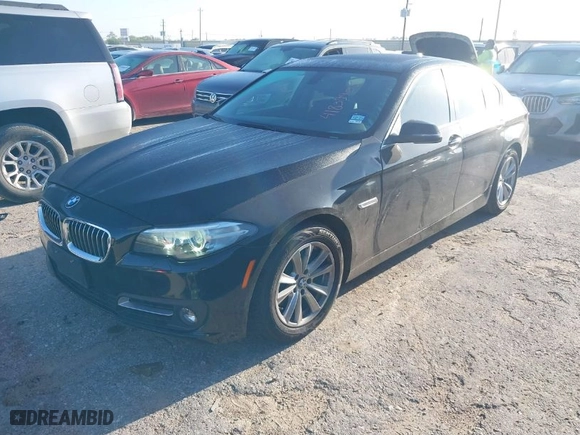 2016 BMW 5 Series 528i with VIN WBA5A5C53GD529658, listed as a IAAI auction lot 41839905 with 145,471 mi miles. Bid and sale history available at carsss.com. Image 2.