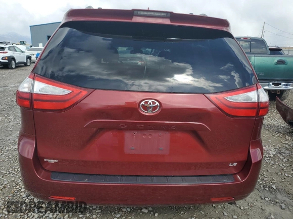 2018 Toyota Sienna LE Auto Access Seat with VIN 5TDKZ3DC1JS908055, listed as a Copart auction lot 53752545 with Not Provided miles and Salvage Title. Bid and sale history available at DreamBid. Image 6.