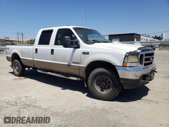 2002 Ford F-350 XL with VIN 1FTSW31F52EC95663, listed as a Copart auction lot 61106125 with Not provided miles and Salvage title. Bid and sale history available at DreamBid. Image 4.