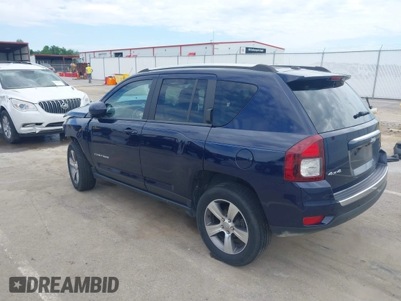 2017 Jeep Compass High Altitude with VIN 1C4NJDEB0HD113505, listed as a IAAI auction lot 42298302 with 91,409 mi miles and . Bid and sale history available at DreamBid. Image 3.