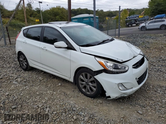 2015 Hyundai Accent Sport with VIN KMHCU5AEXFU220171, listed as a Copart auction lot 72114734 with 170,372 mi miles and Salvage Title. Bid and sale history available at carsss.com. Image 4.