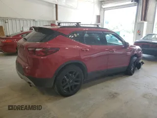 2021 Chevrolet Blazer LT with VIN 3GNKBHRS6MS525754, listed as a Copart auction lot 60869885 with 45,500 mi miles and Non repairable. Bid and sale history available at DreamBid. Image 3.