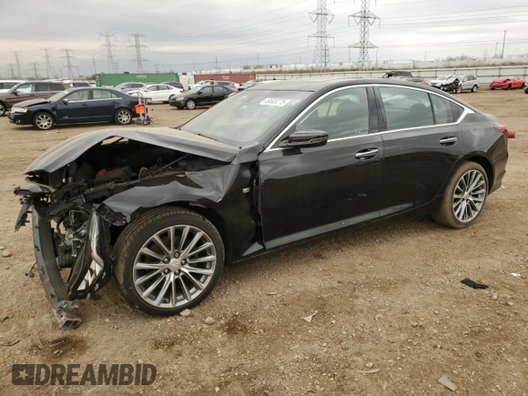 2020 Cadillac CT5 Premium Luxury with VIN 1G6DT5RK5L0155824, listed as a Copart auction lot 49503275 with 68,400 mi miles and Salvage Title. Bid and sale history available at DreamBid. Image 1.
