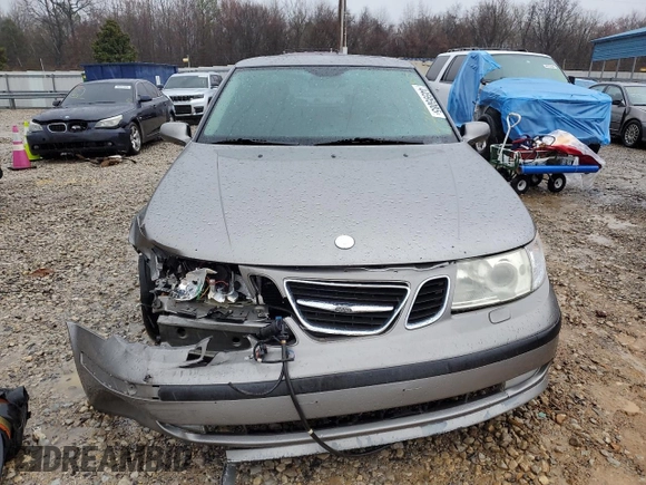 2005 Saab 9-5 Arc with VIN YS3ED49A353518650, listed as a Copart auction lot 44595085 with 220,098 mi miles and Clean Title. Bid and sale history available at carsss.com. Image 5.