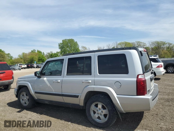 2008 Jeep Commander Sport with VIN 1J8HG48K58C186407, listed as a Copart auction lot 56226795 with 109,577 mi miles and Clean title. Bid and sale history available at DreamBid. Image 2.