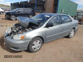 2004 Toyota Corolla CE with VIN 1NXBR38E44Z310906, listed as a Copart auction lot 55361565 with 186,022 mi miles and Salvage Title. Bid and sale history available at DreamBid. Image 1.