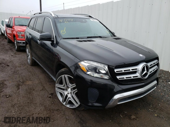 2017 Mercedes-Benz GLS with VIN 4JGDF6EE7HA903612, listed as a Copart auction lot 65198992 with 63,529 mi miles. Bid and sale history available at carsss.com. Image 1.
