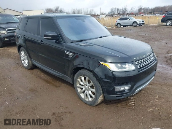 2016 Land Rover Range Rover Sport V6 HSE with VIN SALWR2PFXGA659979, listed as a IAAI auction lot 41822327 with 134,177 mi miles. Bid and sale history available at carsss.com. Image 1.