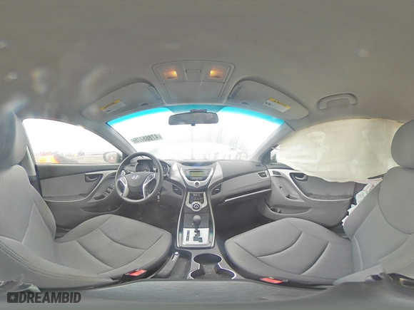 2012 Hyundai Elantra GLS with VIN 5NPDH4AE8CH104643, listed as a Copart auction lot 47865775 with 58,247 mi miles and Salvage Title. Bid and sale history available at carsss.com. Image 12.