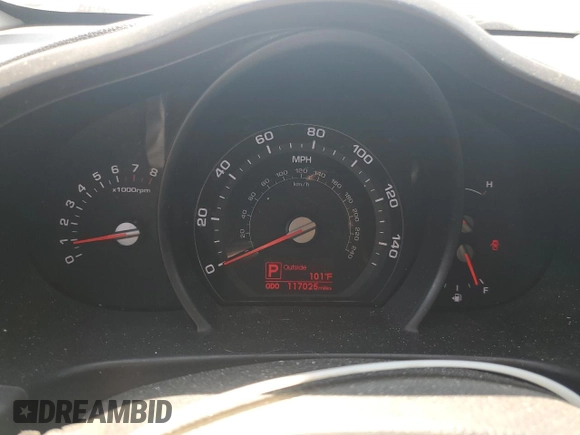 2011 Kia Sportage LX with VIN KNDPBCA2XB7110381, listed as a Copart auction lot 65434035 with 117,025 mi miles and Salvage title. Bid and sale history available at DreamBid. Image 9.