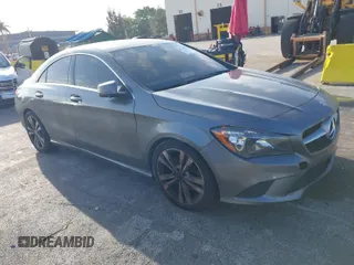 2015 Mercedes-Benz CLA 250 with VIN WDDSJ4GB7FN173911, listed as a IAAI auction lot 41729552 with 117,018 mi miles and . Bid and sale history available at DreamBid. Image 1.