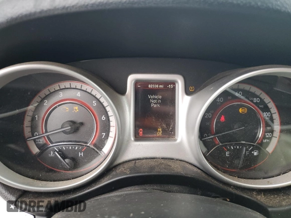 2015 Dodge Journey SXT with VIN 3C4PDCBG0FT535436, listed as a Copart auction lot 51448505 with 82,336 mi miles and Salvage Title. Bid and sale history available at carsss.com. Image 9.