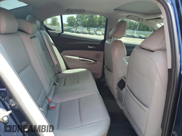 2015 Acura TLX Technology with VIN 19UUB2F55FA020498, listed as a Copart auction lot 61616285 with 124,970 mi miles and Salvage title. Bid and sale history available at DreamBid. Image 10.