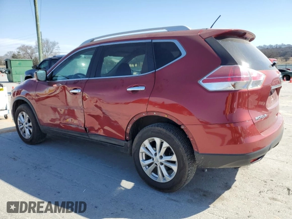2014 Nissan Rogue SL with VIN 5N1AT2MV1EC818951, listed as a Copart auction lot 48773365 with 186,684 mi miles and Salvage Title. Bid and sale history available at carsss.com. Image 2.
