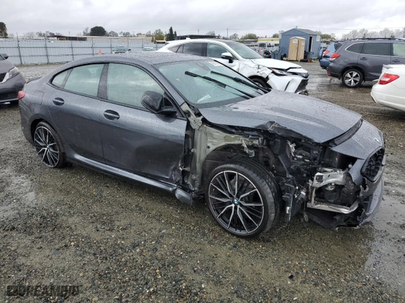 2021 BMW 2 Series M235i xDrive with VIN WBA13AL07M7H39957, listed as a Copart auction lot 49316895 with 11,065 mi miles and Salvage Title. Bid and sale history available at carsss.com. Image 4.
