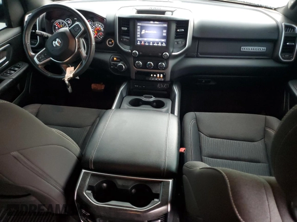 2019 Ram 1500 Big Horn/Lone Star with VIN 1C6SRFFT2KN782429, listed as a Copart auction lot 48110275 with 56,978 mi miles and Salvage Title. Bid and sale history available at carsss.com. Image 8.