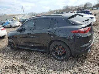 2019 Alfa Romeo Stelvio Ti with VIN ZASPAKBN3K7C55789, listed as a Copart auction lot 51557835 with 105,118 mi miles and Salvage title. Bid and sale history available at DreamBid. Image 2.