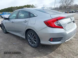 2019 Honda Civic Sedan EX with VIN 19XFC1F3XKE003300, listed as a IAAI auction lot 41889174 with 38,965 mi miles. Bid and sale history available at carsss.com. Image 3.