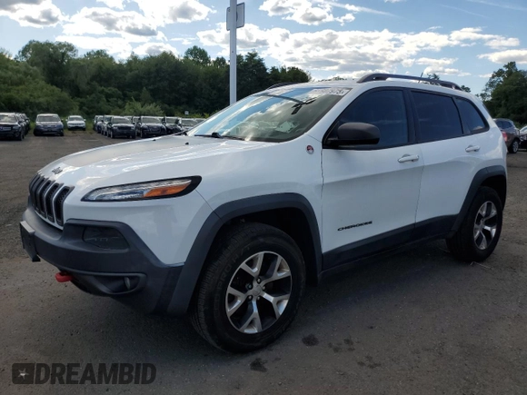 2014 Jeep Cherokee Trailhawk with VIN 1C4PJMBS5EW111360, listed as a Copart auction lot 65607975 with 139,642 mi miles and Clean title. Bid and sale history available at DreamBid. Image 1.