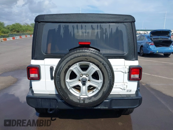 2023 Jeep Wrangler Willys with VIN 1C4HJXDG5PW566145, listed as a IAAI auction lot 41912872 with 50,290 mi miles and . Bid and sale history available at DreamBid. Image 16.