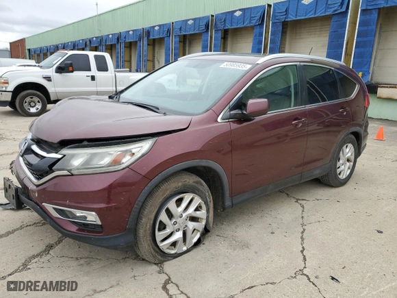 2016 Honda CR-V EX-L with VIN 2HKRM4H7XGH679678, listed as a Copart auction lot 50985935 with 164,876 mi miles and Salvage Title. Bid and sale history available at carsss.com. Image 1.