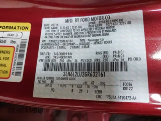 2016 Lincoln MKZ Hybrid с VIN 3LN6L2LU2GR632161, выставлен на аукционе IAAI как лот 42406238 с пробегом 118 858 миль миль и . История ставок и продаж доступна на DreamBid. Изображение 9.
