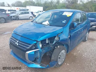 2024 Mitsubishi Mirage ES with VIN ML32AUHJ9RH024079, listed as a IAAI auction lot 41870600 with 3182 miles. Bid and sale history available at carsss.com. Image 17.