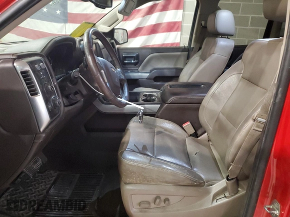 2014 Chevrolet Silverado 1500 LTZ with VIN 1GCVKSEC6EZ311790, listed as a Copart auction lot 89302785 with 164,208 mi miles and Salvage Title. Bid and sale history available at DreamBid. Image 7.