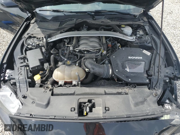 2019 Ford Mustang GT z VIN 1FA6P8CF5K5174615, wystawiony jako Copart lot #54683285 z przebiegiem 53 964 mil mil oraz Szkoda całkowita • Salvage title. Historia ofert i sprzedaży dostępna na DreamBid. Obrazek 11.